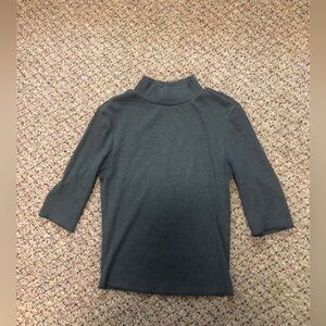 Zara women’s small turtle neck long sleeve crop top